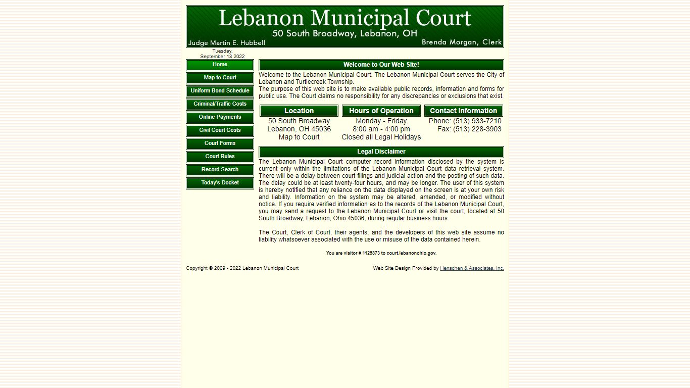 Home - Lebanon Municipal Court